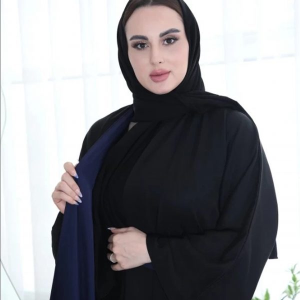 عباية مميزة دبل فيس اكمام مفتوحة