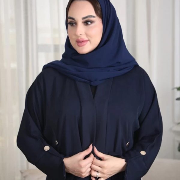 عباية كريب مميزة بتصميم راقي