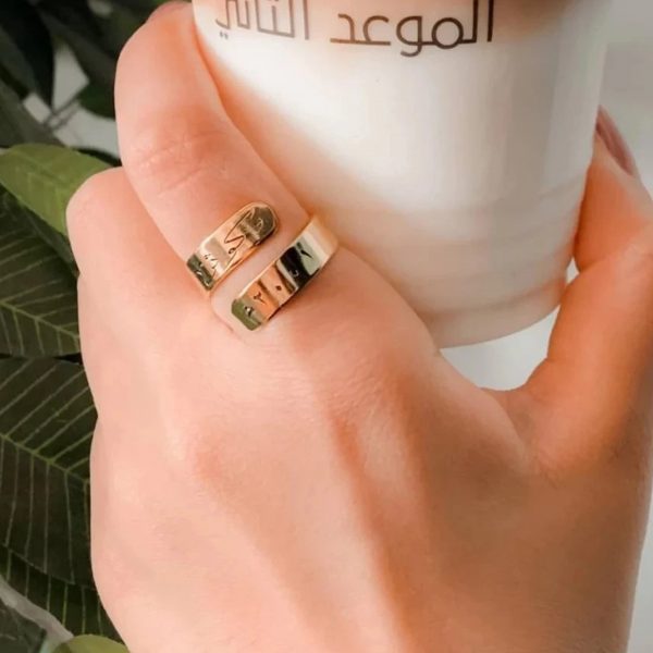 خاتم الاسم والتاريخ تصميم حسب الطلب